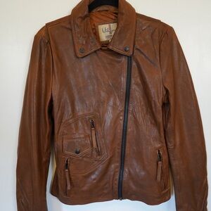New Brown Wilson Leather Jacket (Women)